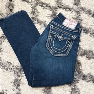 True Religion Men’s Dark Blue Straight Leg Jeans